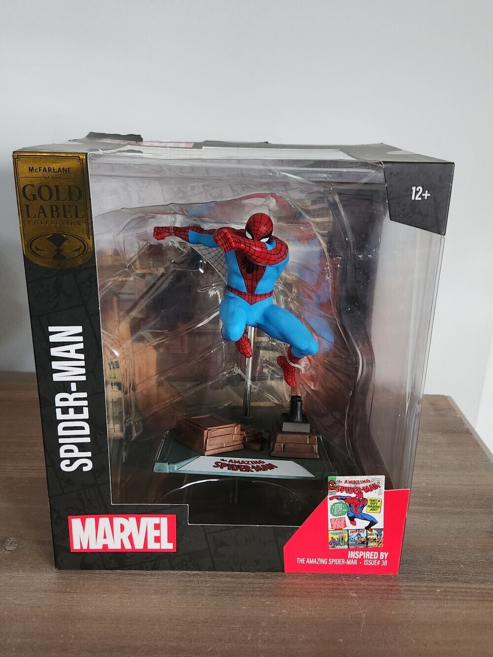 McFarlane Marvel Gold Label Spider-Man Figure Inspired by Amazing Spider-Man #38